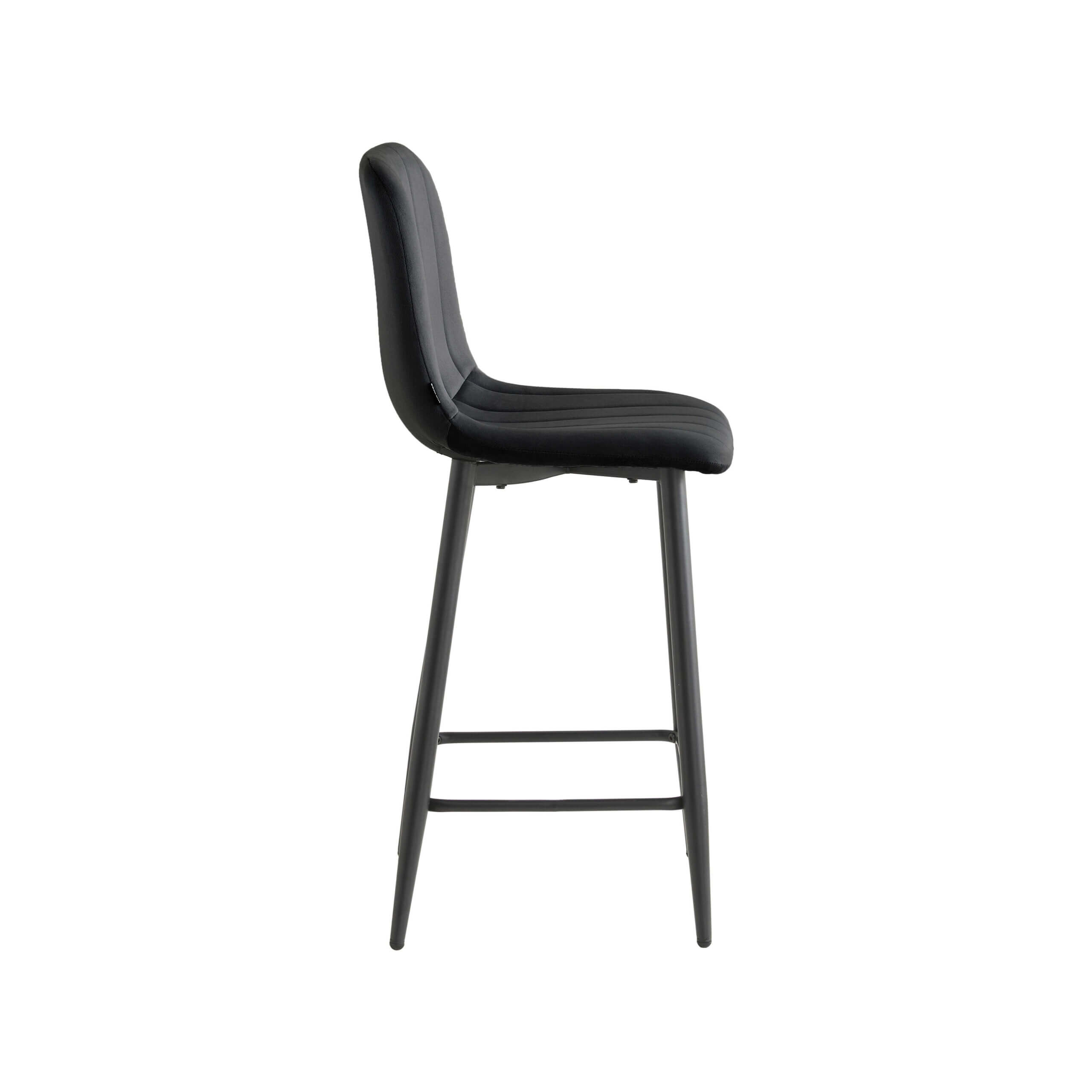 rigagbar895aa-2-black-velvet-g062-50-4_optimized-1-scaled (1) כיסא בר דגם דור – תמונה 3